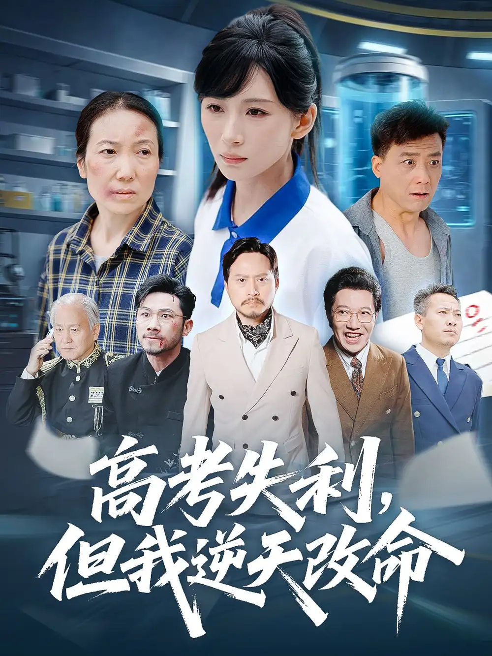 零分交卷，但我惊艳全球&高考失利，但我逆天改命（58集）胡曦&张雷含海报