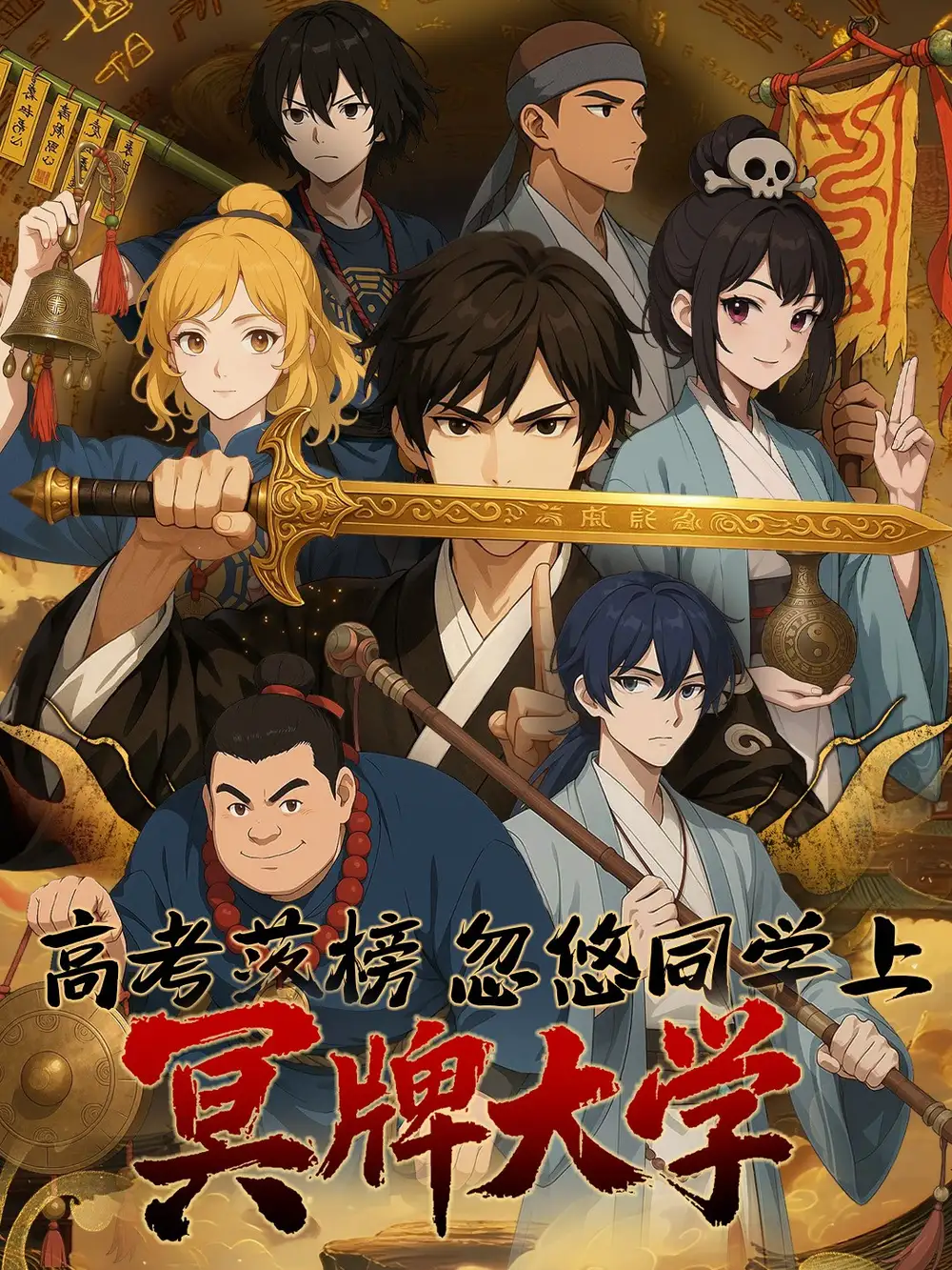 短剧《高考落榜忽悠同学上冥牌大学》完整版免费观看全集