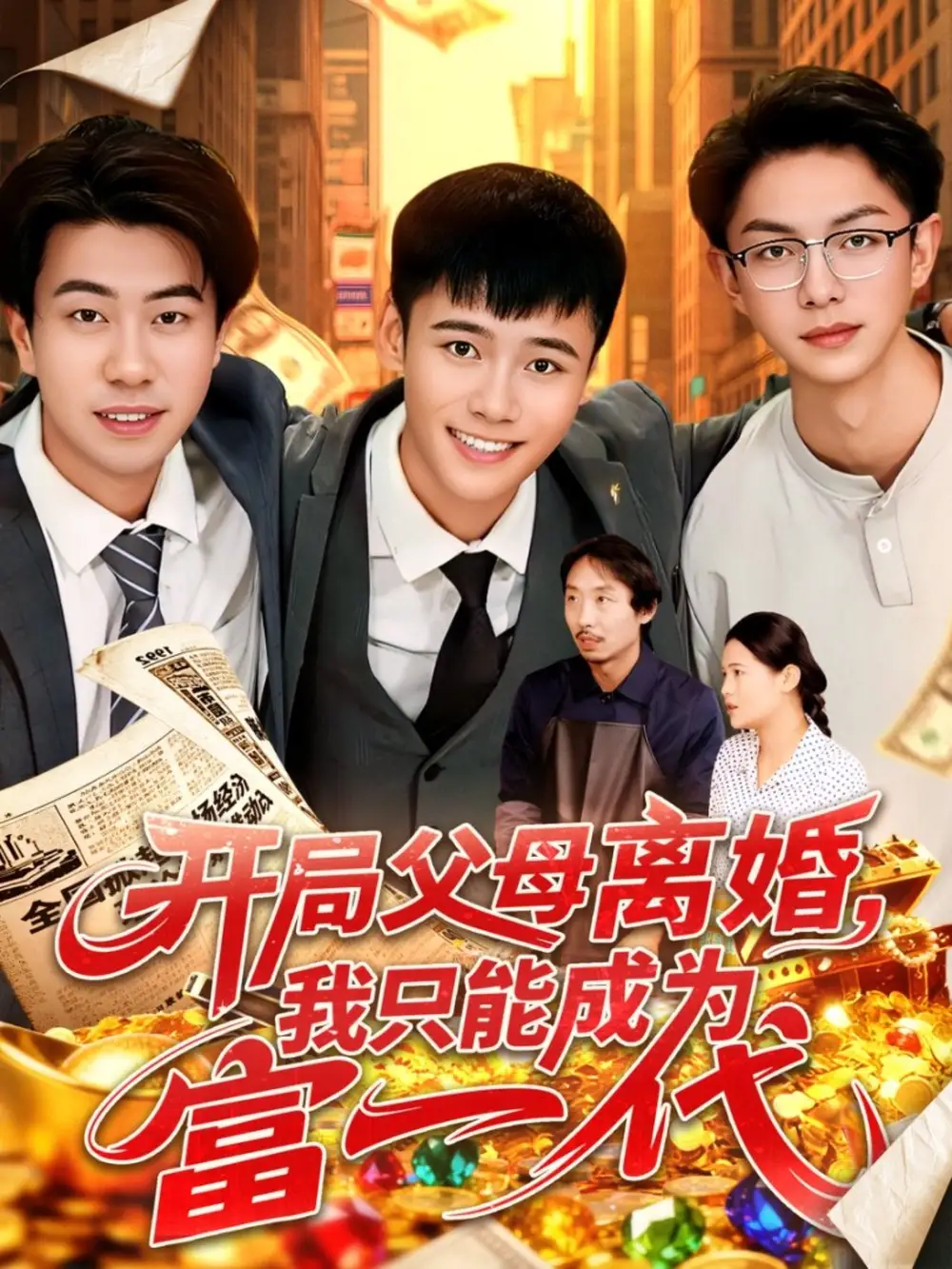 短剧《开局父母离婚，我只能成为富一代》完整版免费观看全集