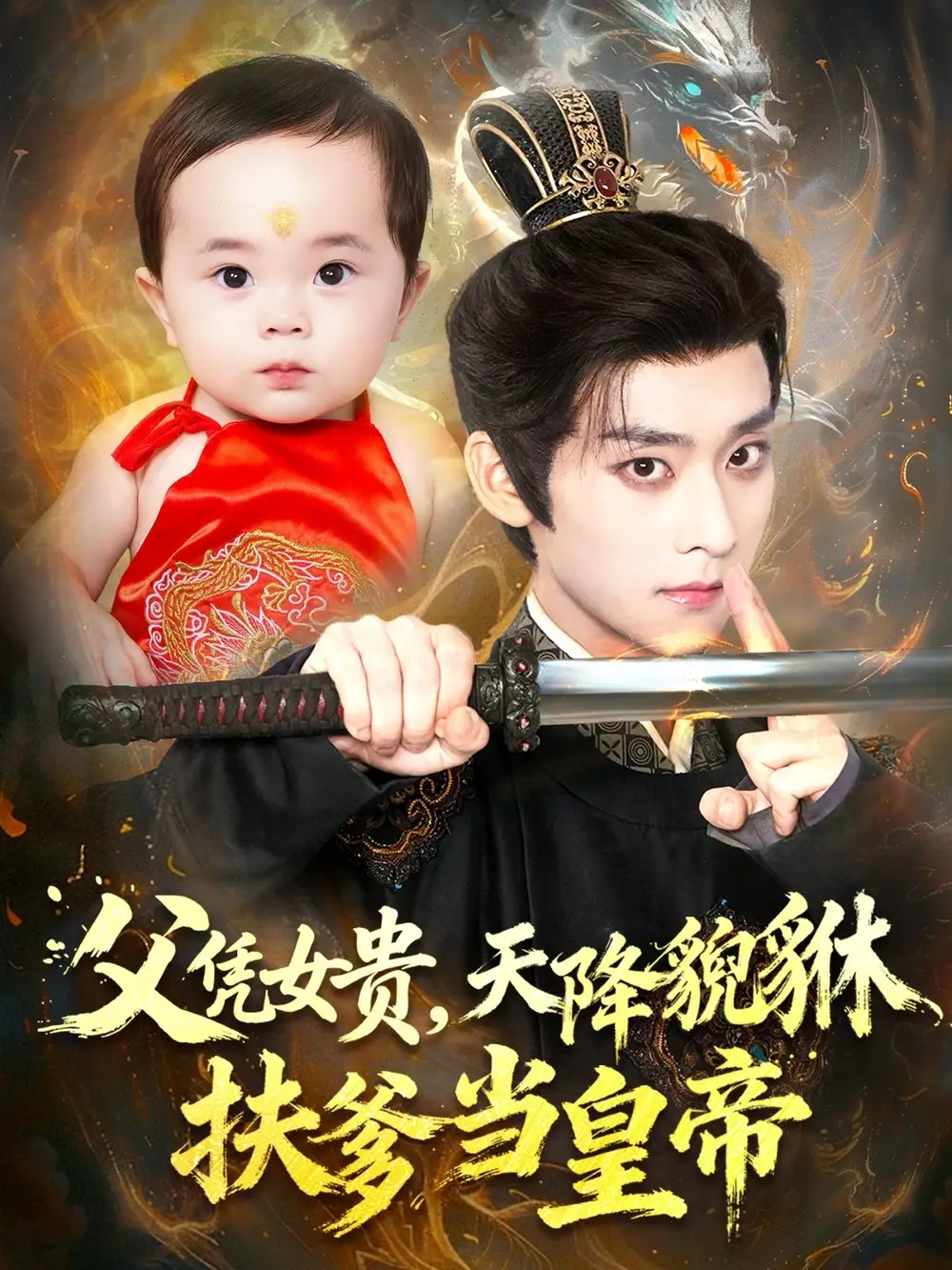 短剧《父凭女贵，天降貔貅扶爹当皇帝》完整版免费观看全集