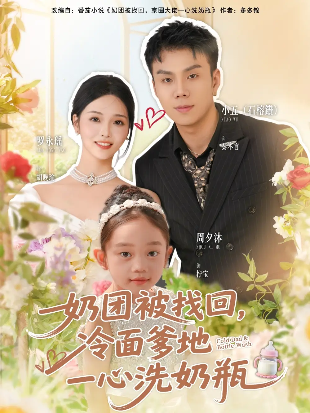 短剧《奶团被找回，冷面爹地一心洗奶瓶》完整版免费观看全集
